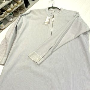 James Perse dress/coverup. NWT. Size 1 (medium). 75 cotton/25 poly.